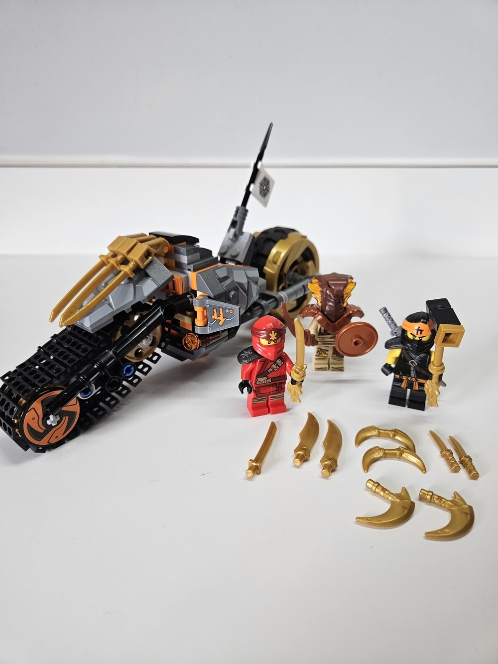 LEGO Ninjago Cole's Dirt Bike 70672 100% Complete Set with Manual